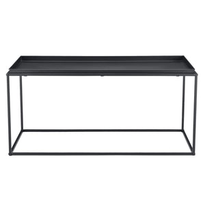 Couchtisch Nyker 47x100x50 cm Industriedesign Schwarz