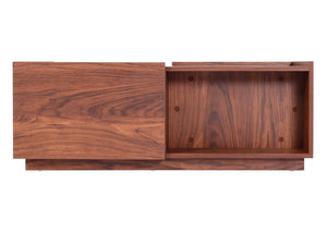 Couchtisch mit Schublade 110x50x40cm Walnuss-Optik