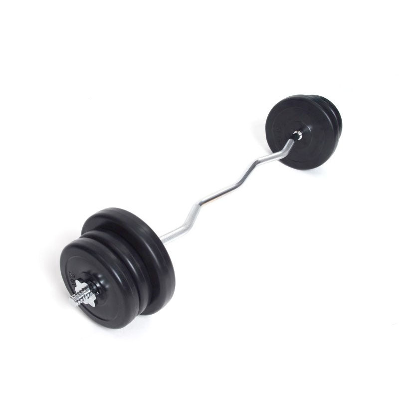 Curl bar dumbbell set 25 kg