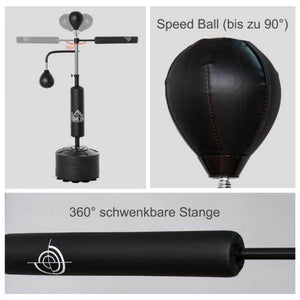 Boxstand Punchingball Boxset 160-230cm höhenverstellbar freistehend