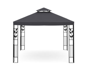 Gartenpavillon ZEN 3 x 3 m anthrazit