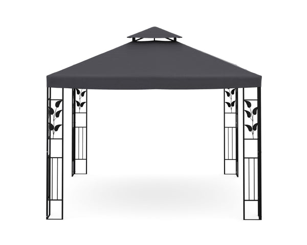 Gartenpavillon ZEN 3 x 3 m anthrazit