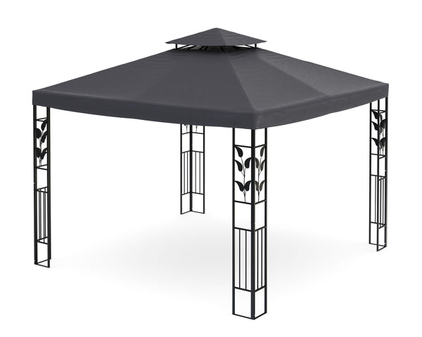 Gartenpavillon ZEN 3 x 3 m anthrazit