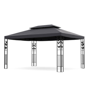Gartenpavillon Gazebo 3 x 4 m anthrazit
