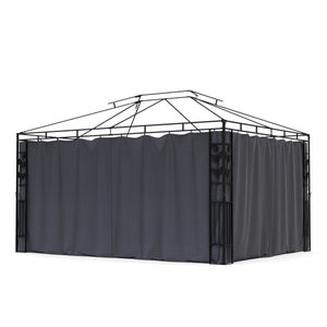 Seitenwände für Gazebo 3 x 4 m anthrazit 4 Stk