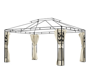 Seitenwände für Gazebo 3 x 4 m beige 4 Stk