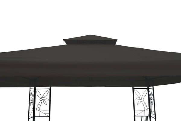 Dach Gartenpavillon HOWEA 3 x 3 m anthrazit