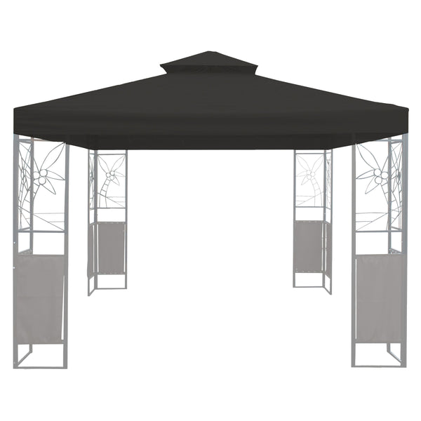 Dach Gartenpavillon HOWEA 3 x 3 m anthrazit