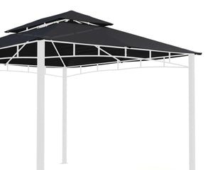 Dach Gartenpavillon GAZ 4 x 3 m anthrazit
