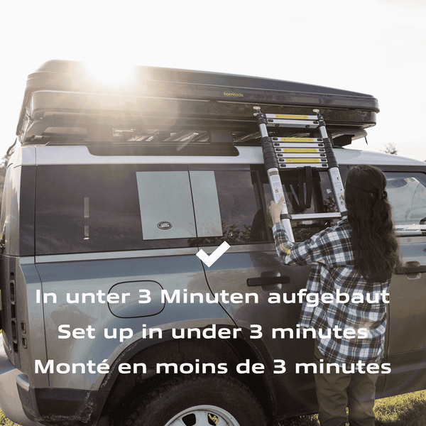 Dachzelt Hartschale Themis für 3 Personen - 165 cm B-Ware