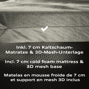 Dachzelt Hartschale Themis für 2 Personen - 140 cm
