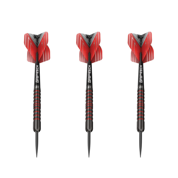 GOAT Podium Steeldart 20 g 3er Set schwarz/rot