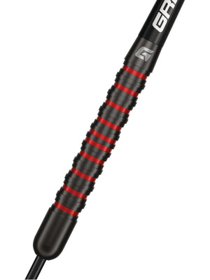 GOAT Podium Steeldart 20 g 3er Set schwarz/rot
