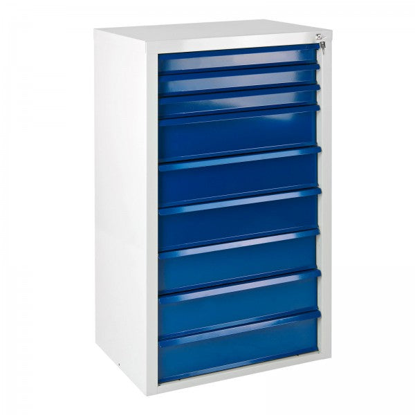 ADB Schubladenschrank 9 Schubladen, B 700 x T 435 x H 1200 mm