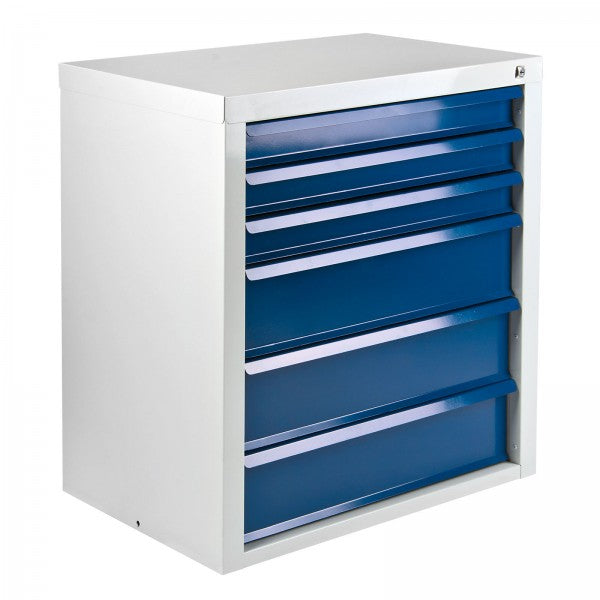 ADB Schubladenschrank 6 SL, Masse B 700 x T 435 x H 750 mm