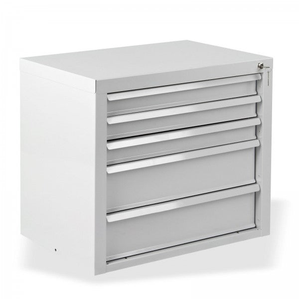 ADB Schubladenschrank, Lichtgrau, Masse B 700 x T 435 x H 600 mm