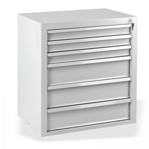 ADB - Schubladenschrank 6 SL *MAMMUT*, Farbe Lichtgrau, Masse B 700 x T 435 x H 750 mm