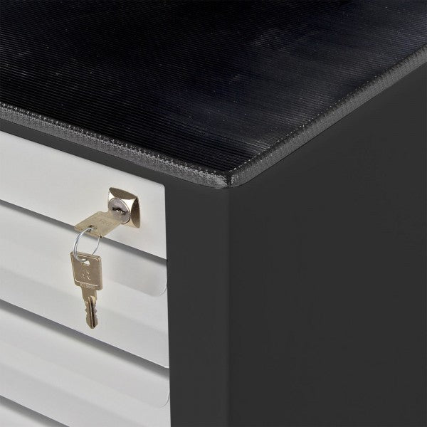 ADB Schubladenschrank, Anthrazit/Grau, BxTxH: 71x55x90 cm