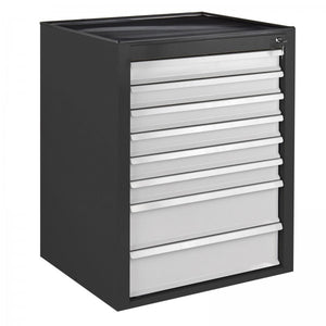 ADB Schubladenschrank, Anthrazit/Grau, BxTxH: 71x55x90 cm