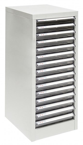 ADB Schubladencontainer mit 15 Schubladen, H 740 x B 279 x T 340 mm