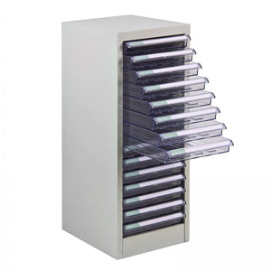 ADB Schubladencontainer mit 15 Schubladen, H 740 x B 279 x T 340 mm