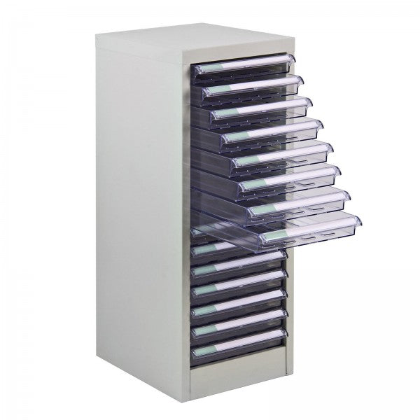 ADB Schubladencontainer mit 15 Schubladen, H 740 x B 279 x T 340 mm