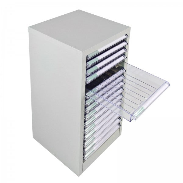 ADB Schubladencontainer mit 15 Schubladen, H 740 x B 279 x T 340 mm