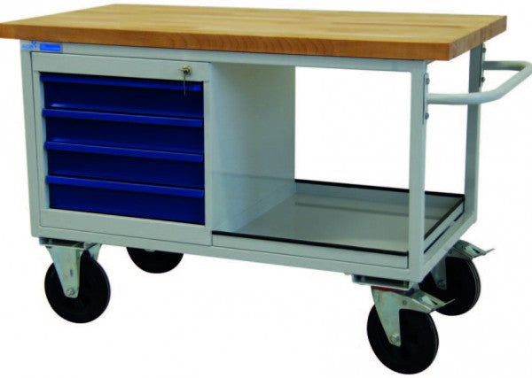 Tischwagen 4 SL + 1 Ablageboden ADB