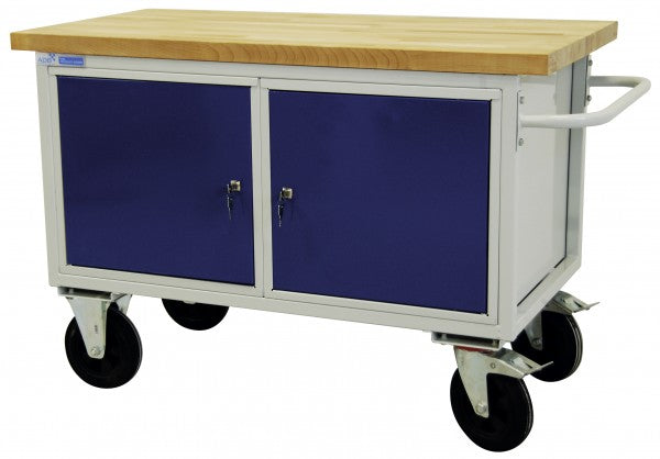 Tischwagen 2 Stahlblechschränken ADB