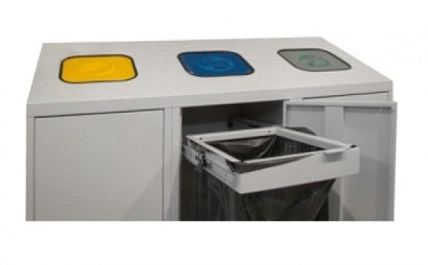 Conteneur de recyclage double H=1220 x L=800 x P=450 mm - ADB