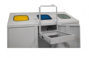 Conteneur de recyclage double H=1220 x L=800 x P=450 mm - ADB