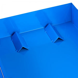 Fassregal für 2x 60 Liter-Fässer, ohne Wanne, Lichtblau (RAL 5012) - ADB