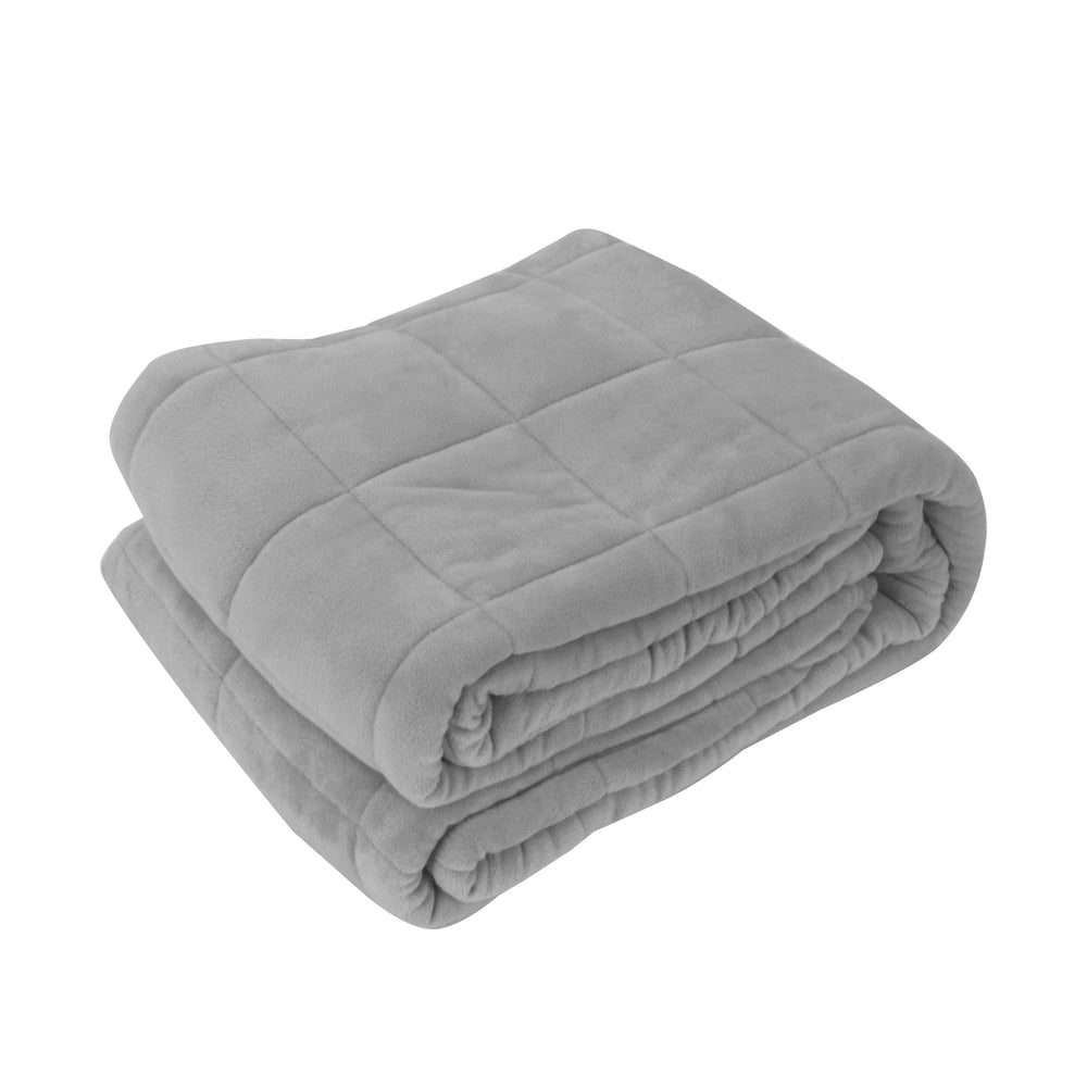 Coperta ponderata LUNA Velvet 6,8 kg Grigio chiaro