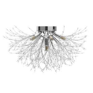 Deckenlampe CELESTIA silber mit Glas