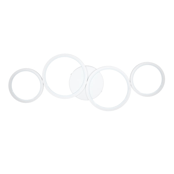 Deckenlampe LEGGERO 88 x 31 cm weiss