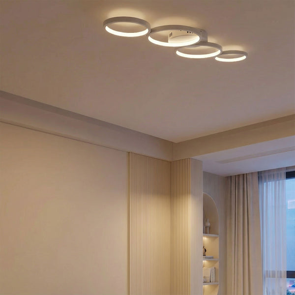 Deckenlampe LEGGERO 88 x 31 cm weiss