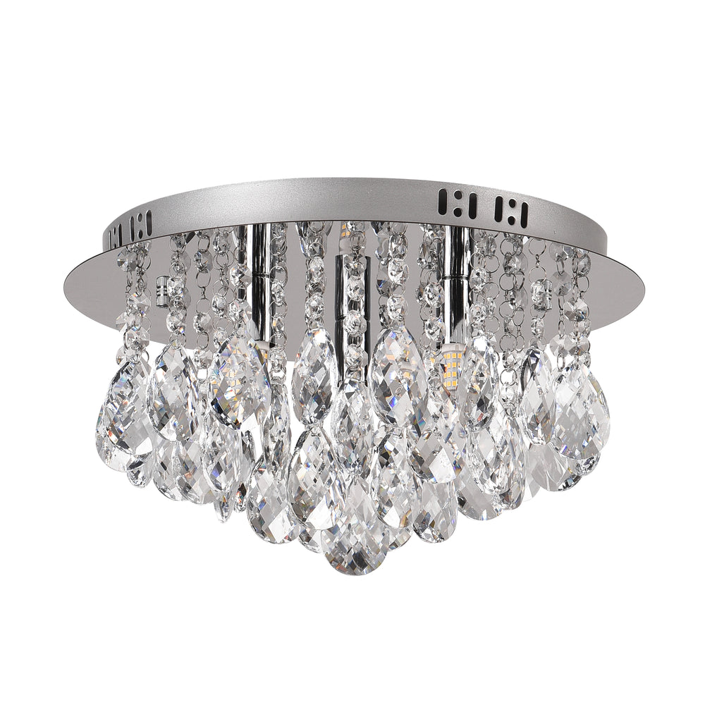 Deckenlampe MOONVEIL silber mit Glas