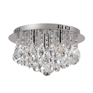 Deckenlampe MOONVEIL silber mit Glas