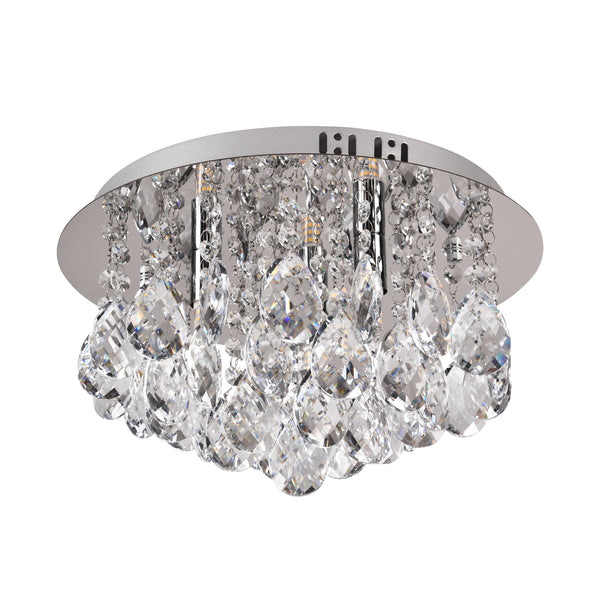 Deckenlampe MOONVEIL silber mit Glas