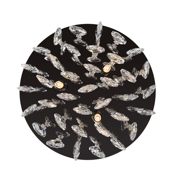 Deckenlampe MOONVEIL silber mit Glas