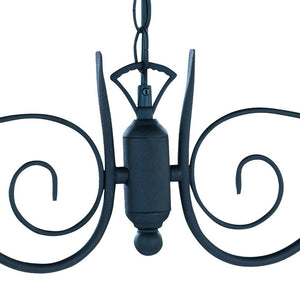 Deckenlampe im Landhausstil Alabaster rostfarben