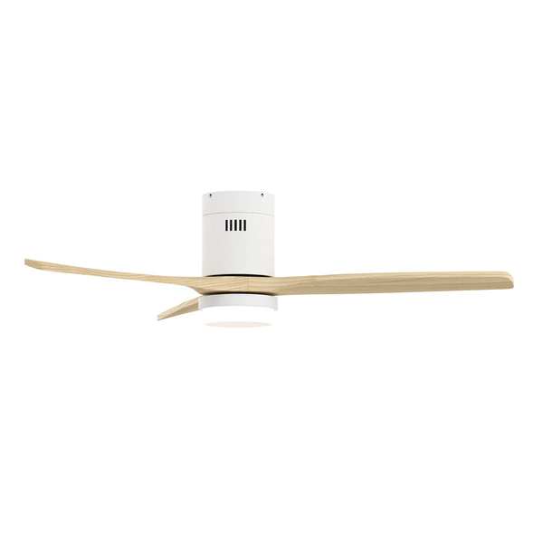 Deckenventilator mit Lampe 132 cm Holz