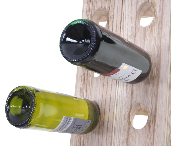 Deko-Rüttelbrett Weinregal für 20 Flaschen Shabby naturbraun