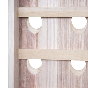 Deko-Rüttelbrett Weinregal für 20 Flaschen Shabby naturbraun