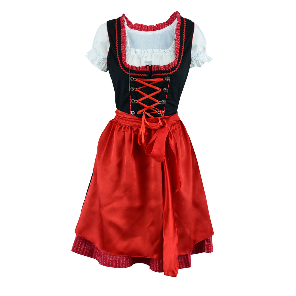 Dirndl dress, red, size 42