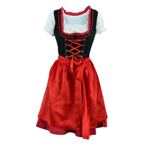 Dirndl dress, red, size 40