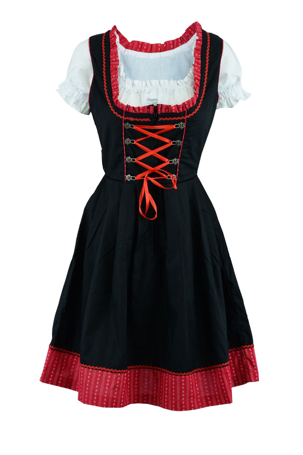 Dirndl dress, red, size 38