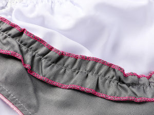 Dirndl Kleid grau/rosa Grösse 42