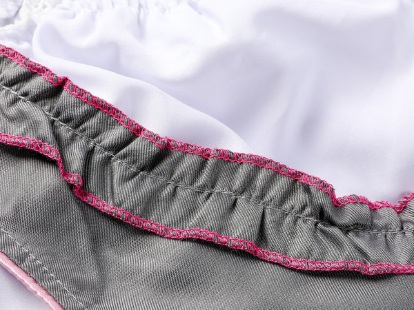 Dirndl Kleid grau/rosa Grösse 42