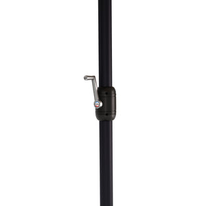 Doppel-Sonnenschirm OZE mit LED 460 x 270 cm anthrazit